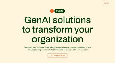 Pulze | GenAI solutions to transform your organization preview